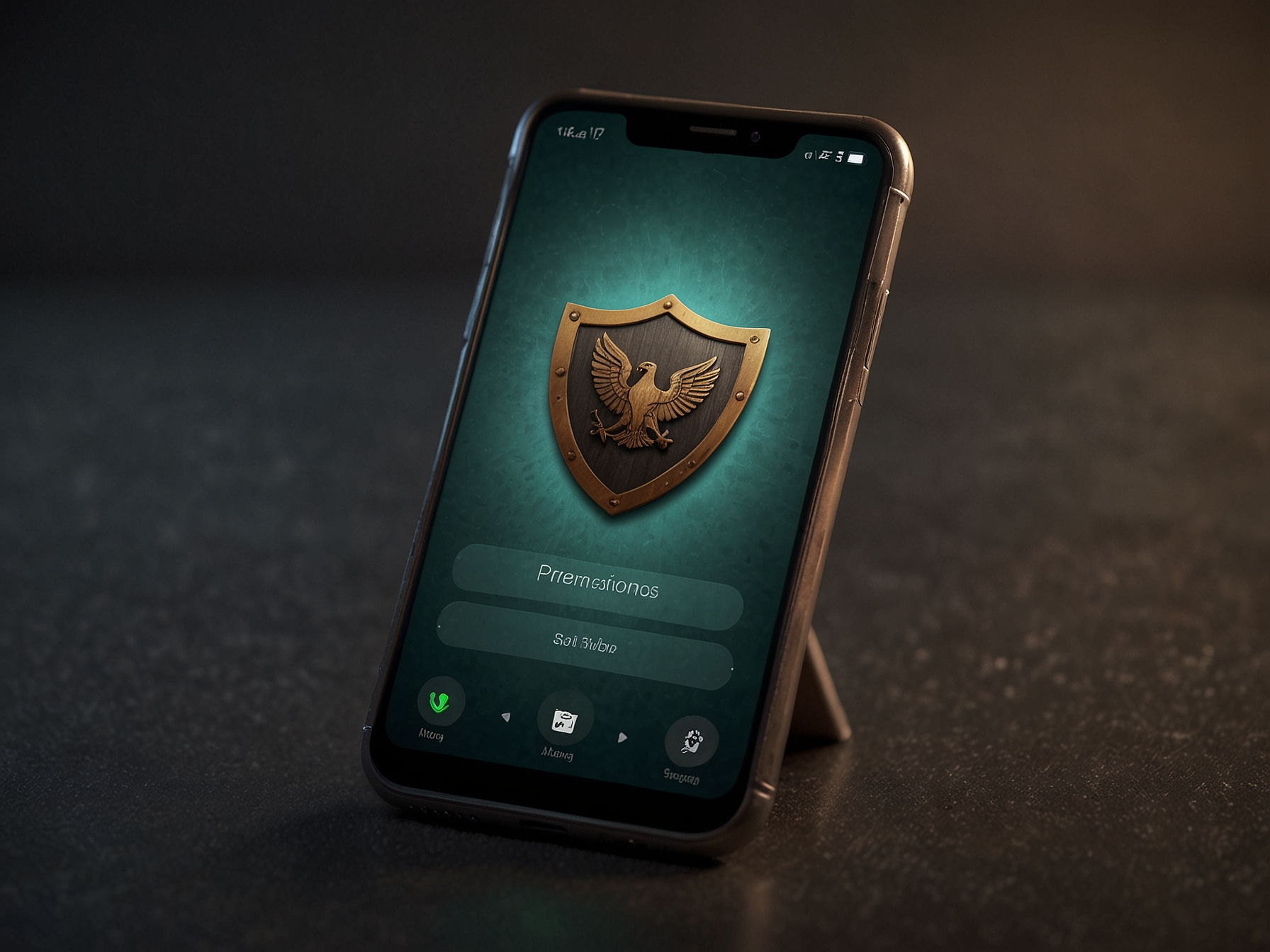 App Sicherheits Illustration